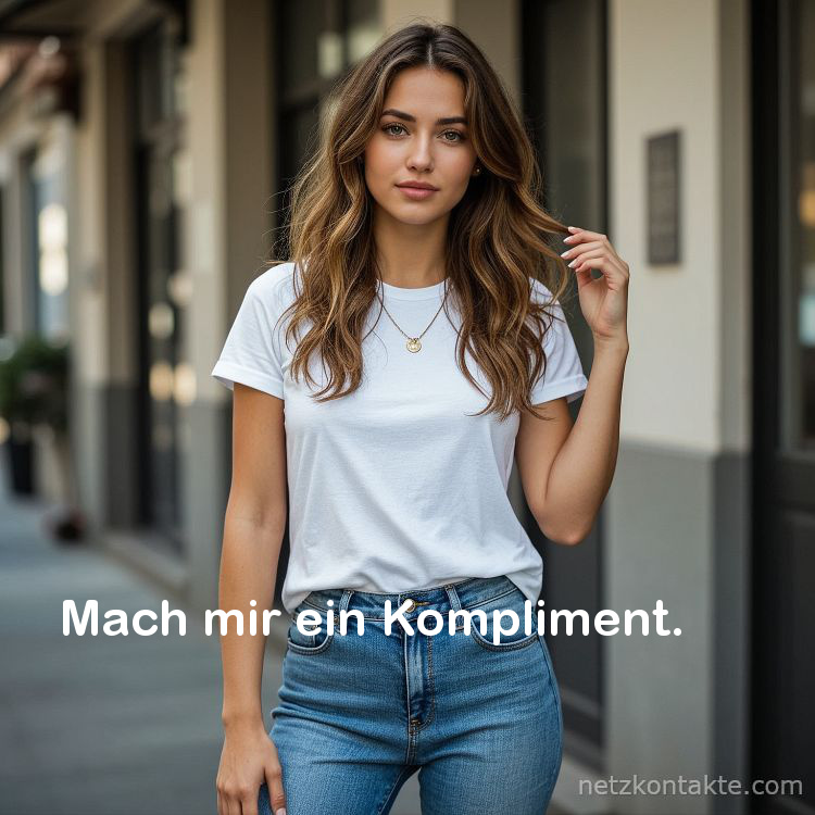 Mach mir ein Kompliment.