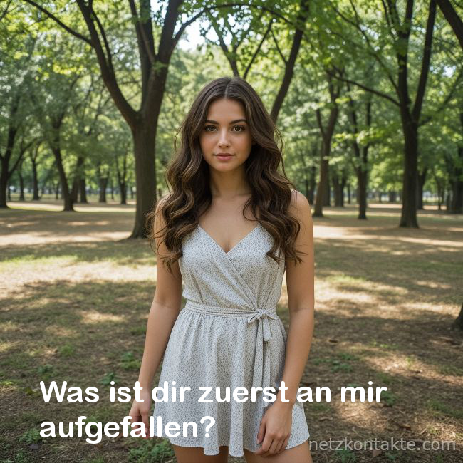 Was ist dir zuerst an mir aufgefallen