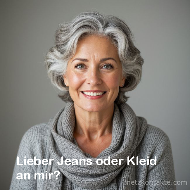 Lieber Jeans oder Kleid an mir?