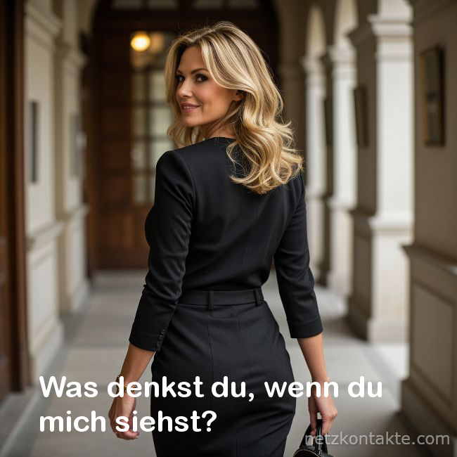 Was denkst du, wenn du mich siehst